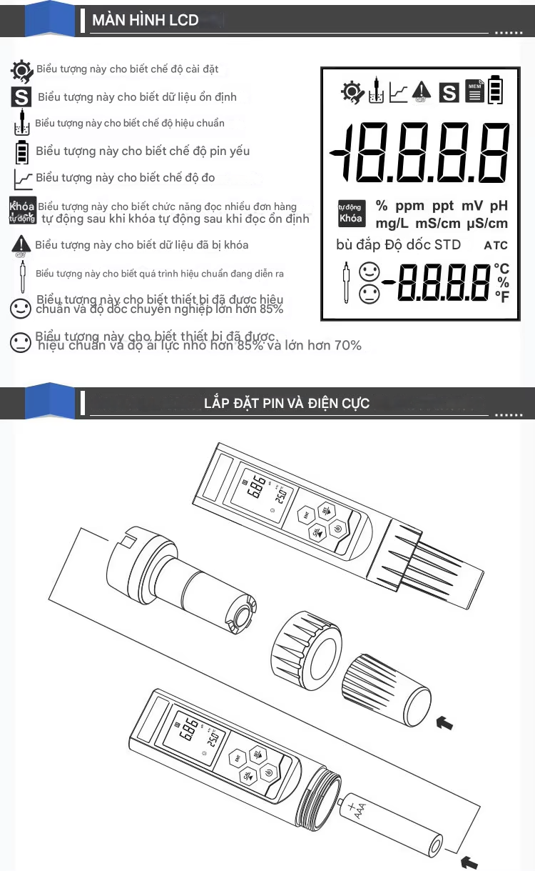 Bút Đo Nồng độ Ozone Hòa Tan Trong Nước - Ảnh 4