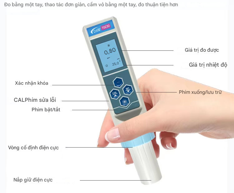 Bút Đo Nồng độ Ozone Hòa Tan Trong Nước - Ảnh 6